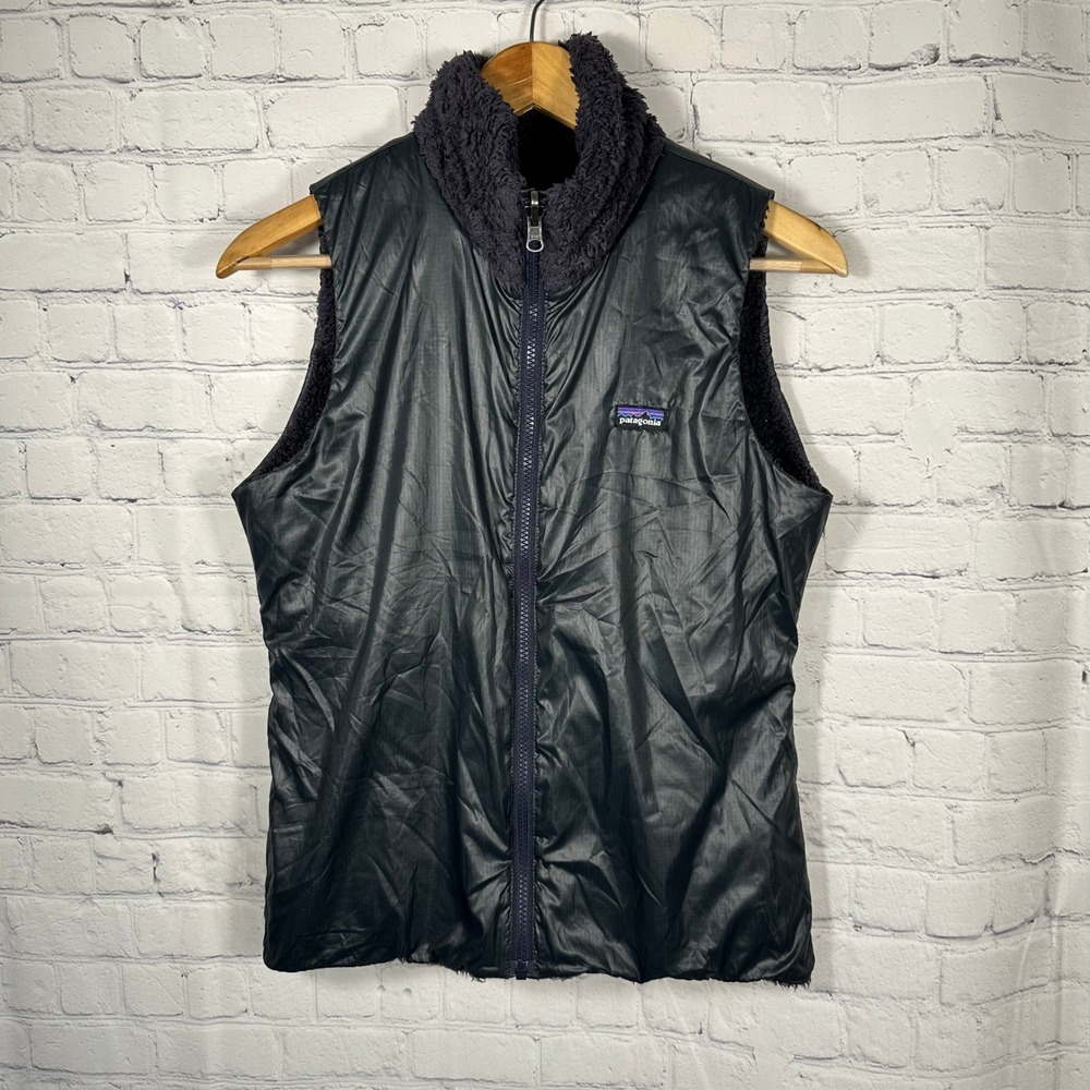 Patagonia Los Gatos Reversible Fleece Vest Womens Medium Purple 25205 FA13 - Picture 7 of 8